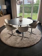 Complete eetkamerset, Ophalen, Zo goed als nieuw, 4 tot 6 stoelen