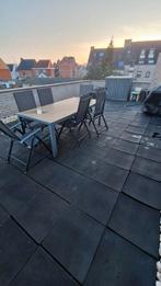 Te koop rubberen tegels 140 stuks, Tuin en Terras, Ophalen