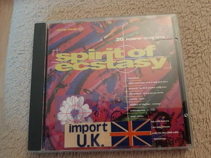 Spirit of Ecstasy (20 Pumpin'Club-hits) (import uit het VK), Cd's en Dvd's, Cd's | Dance en House, Zo goed als nieuw, Techno of Trance