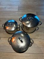 3 kookpotten Demeyere ook geschikt voor inductie, Huis en Inrichting, Ophalen, Zo goed als nieuw