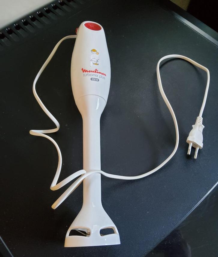 MOULINEX mixer mix er op los met deze staafmixer echt goed, Huis en Inrichting, Keuken | Keukenelementen, Zo goed als nieuw, Wit