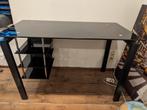 Bureau design en verre - Livraison possible, Enlèvement, Comme neuf, Verre
