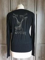 gilet v-hals zwart rug hoge hakken Lucky in strass ONE SIZE, Ophalen of Verzenden, Nieuw, Zwart