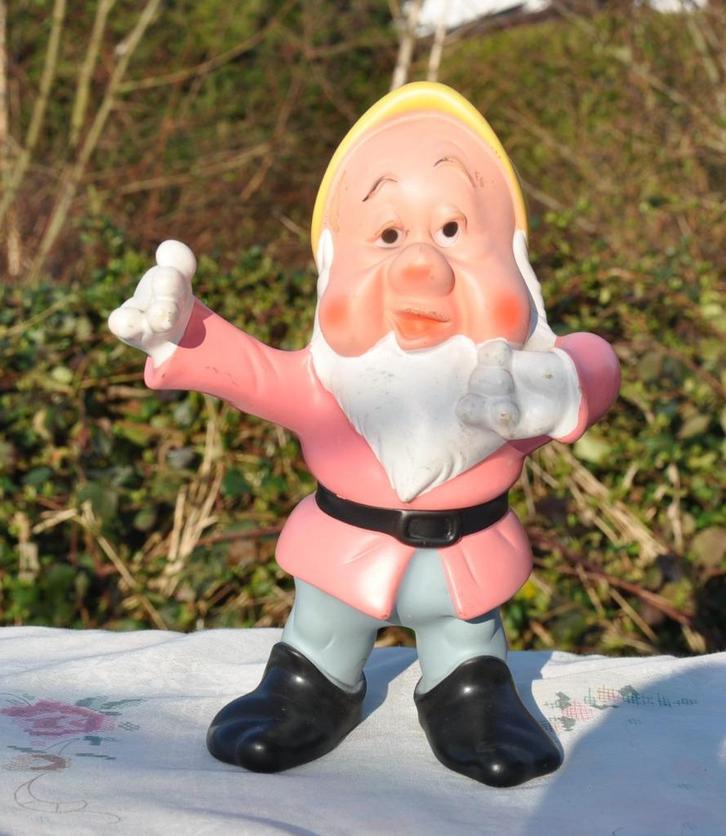 poet poet nain dormeur dysney 1973 delacoste france, Collections, Disney, Utilisé, Statue ou Figurine, Autres personnages, Enlèvement ou Envoi