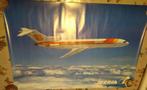 vintage posters oa vliegtuigen Boeing, vakantiebestemmingen, Ophalen of Verzenden, Zo goed als nieuw, Kaart, Foto of Prent