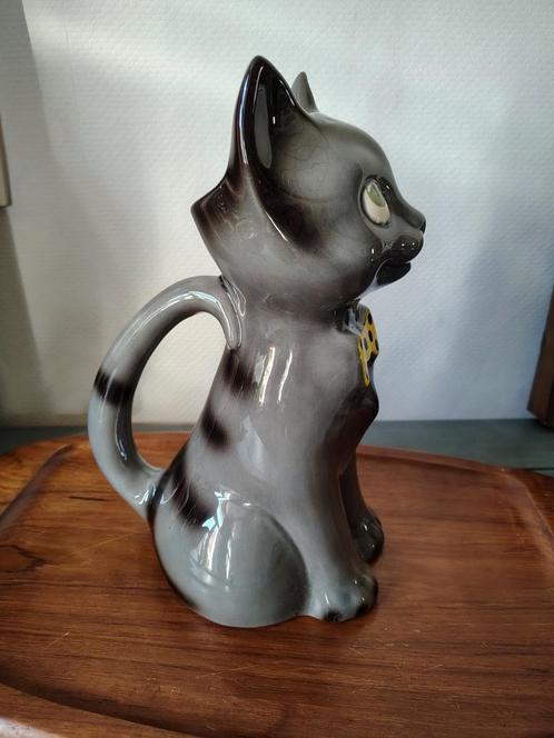 Prachtige waterkan/ pitcher /gieter in de vorm van een kat, Antiek en Kunst, Antiek | Keramiek en Aardewerk, Ophalen of Verzenden