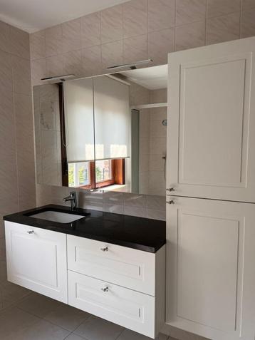 meuble de salle de bain, simple vasque + meuble avec miroir beschikbaar voor biedingen