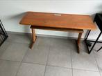 Houten schoolbank met 2 stoelen., Huis en Inrichting, Tafels | Sidetables, Ophalen, Gebruikt