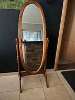 Vintage kantelbare spiegel hout, Ophalen