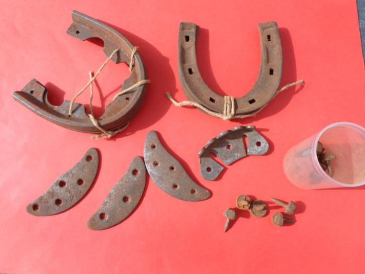 LOT beslag voor D laarzen WO2 , ook nagels daarbij, Verzamelen, Militaria | Tweede Wereldoorlog, Landmacht, Kleding of Schoenen