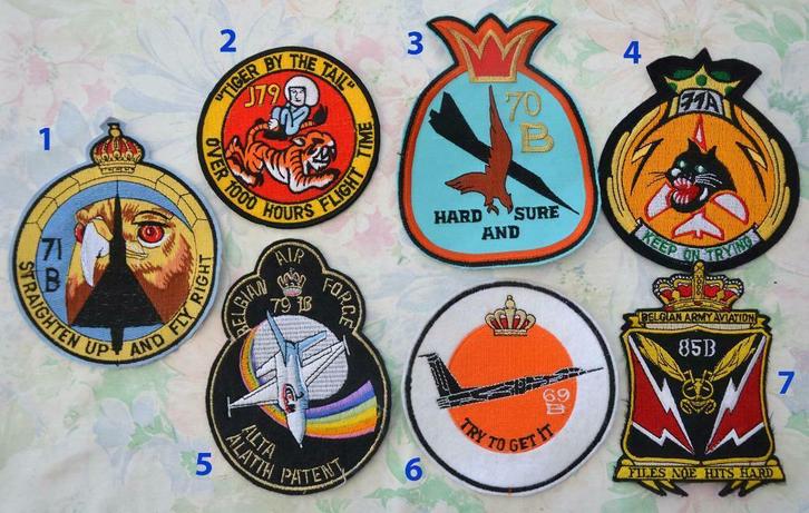 Luchtmacht Promotie patches, Apart of als LOT te koop, Zg, Verzamelen, Militaria | Algemeen, Luchtmacht, Embleem of Badge, Ophalen of Verzenden