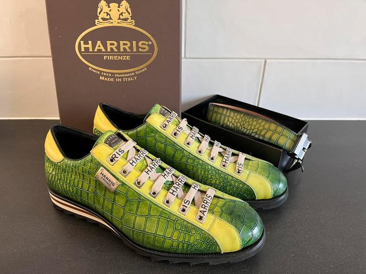 Harris sneakers maat 8 / 42 nieuw incl bijpassende riem, Kleding | Heren, Schoenen, Nieuw, Sneakers, Overige kleuren, Ophalen of Verzenden