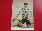 wielerkaart 1984 team renault bruno wojtinek  signe, Sports & Fitness, Cyclisme, Comme neuf, Envoi