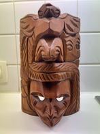 Pièce/masque décoratif indien en bois, Antiquités & Art, Enlèvement