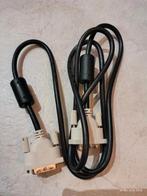 Câble vidéo * DVI-D (Single Link!) blanc -- occasion., Enlèvement ou Envoi, Comme neuf, DVI