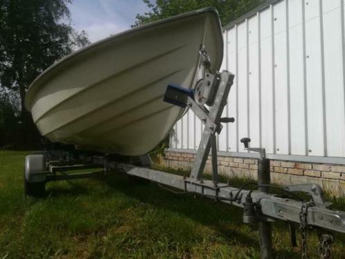 Noorse Boot Elektrisch 7à8 personen, Watersport en Boten, Sloepen, Buitenboordmotor, Elektrisch, Ophalen