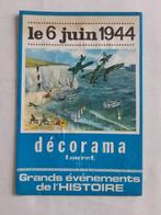 Vintage Decorama-stickerboekje, D-Day-landing op 6 juni 1944, Boeken, Gelezen, Algemeen, Ophalen of Verzenden, Tweede Wereldoorlog