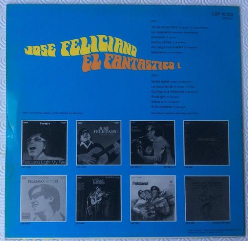 LP José Feliciano "El Fantastico", CD & DVD, Vinyles | Rock, Comme neuf, Chanteur-compositeur, 12 pouces, Enlèvement ou Envoi