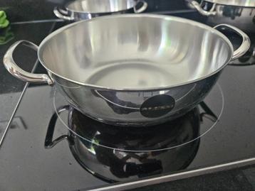 3 Alessi kookpotten, Enlèvement, Utilisé, Inox, Casserole, Bidon ou Boîte