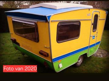 Caravane 750 kg, permis de conduire B, camion de nourriture, Enlèvement, Utilisé