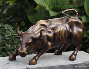 Bronzen Charging Wall Street stier beeld 