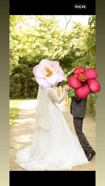 Elegante Trouwjurk maat S/M beschikbaar voor biedingen