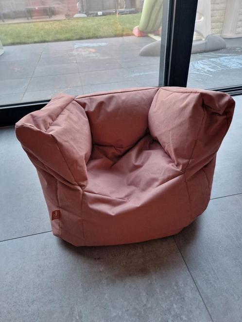 Jollein - Kinderfauteuil, Huis en Inrichting, Zitzakken, Zo goed als nieuw, Zitzak, Grijs, Ophalen of Verzenden