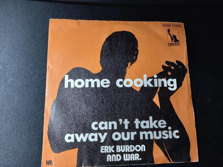 Eric Burdon And War – Home Cooking '7 = Mint ‎, Cd's en Dvd's, Vinyl Singles, Zo goed als nieuw, Single, R&B en Soul, 7 inch, Ophalen of Verzenden