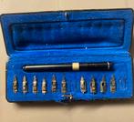 Vintage Pelikan Graphos vulpennenset, Verzamelen, Pennenverzamelingen, Gebruikt, Met doosje, Vulpen, Ophalen