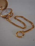 Aero Watch Zakhorloge Verguld Met Geel Goud+Horlogeketting., Overige merken, Zakhorloge, Staal, Ophalen of Verzenden