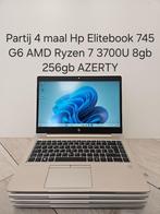 Lot de 4 x HP EliteBook 745 G6 AMD Ryzen 7 3700U 8 Go 256 Go, AMD Ryzen 7 3700U, Avec carte vidéo, SSD, Utilisé