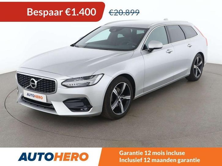 Volvo V90 2.0 D3 R-Design (bj 2018, automaat), Auto's, Volvo, Te koop, V90, ABS, Adaptive Cruise Control, Airbags, Airconditioning