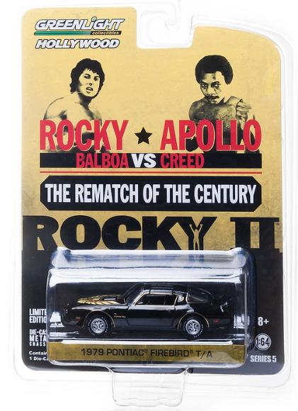 Rocky II (1979) - 1979 Pontiac Firebird Trans Am 1:64, Auto, Nieuw, Askgl@greenlighttoys.com, Greenlight Collectibles