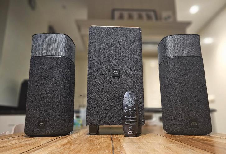 Philips E5 Home Cinema (2012) – Goede staat, Audio, Tv en Foto, Home Cinema-sets, Gebruikt, Overige spelers, 5.1-systeem, 70 watt of meer