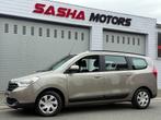 Dacia Lodgy 1.6 Benzine | Airco | 40.000 KM | 12MGarantie, Auto's, Voorwielaandrijving, Euro 5, Zwart, Beige