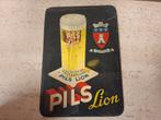 Pils Lion Metalen reclamebord origineel, Ophalen of Verzenden, Zo goed als nieuw, Reclamebord