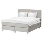 DUNVIK (Ikea) overtrek matras + hoofdeinde, Huis en Inrichting, Beige, Ophalen of Verzenden, 180 cm, 200 cm
