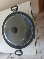 Poêle à wok avec couvercle de 37 cm de diamètre., Maison & Meubles, Cuisine | Casseroles & Poêles, Comme neuf, Enlèvement
