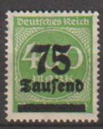Duitse Rijk 1923 nr 287*, Postzegels en Munten, Verzenden, Duitse Keizerrijk