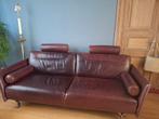Twee Natuzzi-banken, Huis en Inrichting, Ophalen, Zo goed als nieuw, Leer