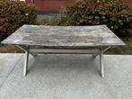 Tuintafel, stoelen en banken, Ophalen, Gebruikt, Rechthoekig, Hout