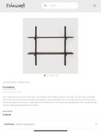 Ethnicraft Etnicraft wandrek 2 planken mahonie donkerbruin, Huis en Inrichting, Ophalen, Zo goed als nieuw