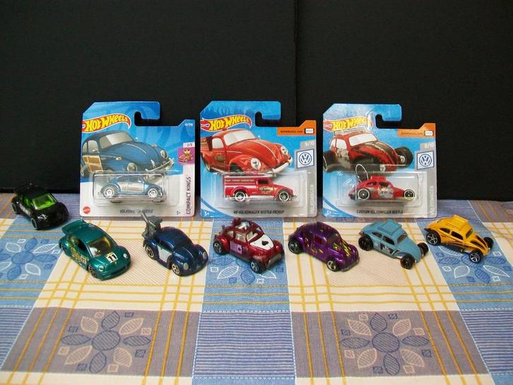 VW - Kever - Volkswagen - Beetle - Hot Wheels Hotwheels, Verzamelen, Automerken, Motoren en Formule 1, Gebruikt, Auto's, Ophalen of Verzenden