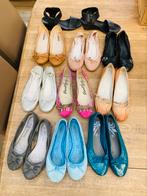 10 paires de ballerines, chaussures, dont 5 en cuir, Porté, Enlèvement ou Envoi