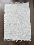 Joli tapis 100% coton blanc tressé main NEW, Ophalen