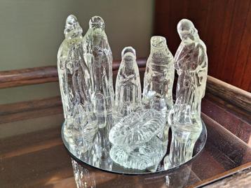 Kersttafereel glas beschikbaar voor biedingen