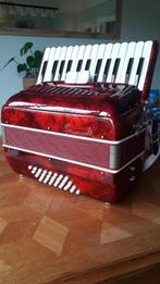 Crucianelli Italiaanse accordeon, Muziek en Instrumenten, Overige merken, Gebruikt, 32-bas, Toetsaccordeon
