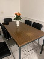 Tafel + 6 stoelen, Maison & Meubles, Tables | Tables à manger, Comme neuf, Enlèvement ou Envoi