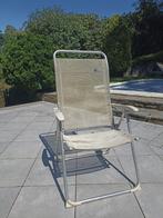 Fauteuil pliable Lafuma, Jardin & Terrasse, Comme neuf, Enlèvement, Pliant, Métal