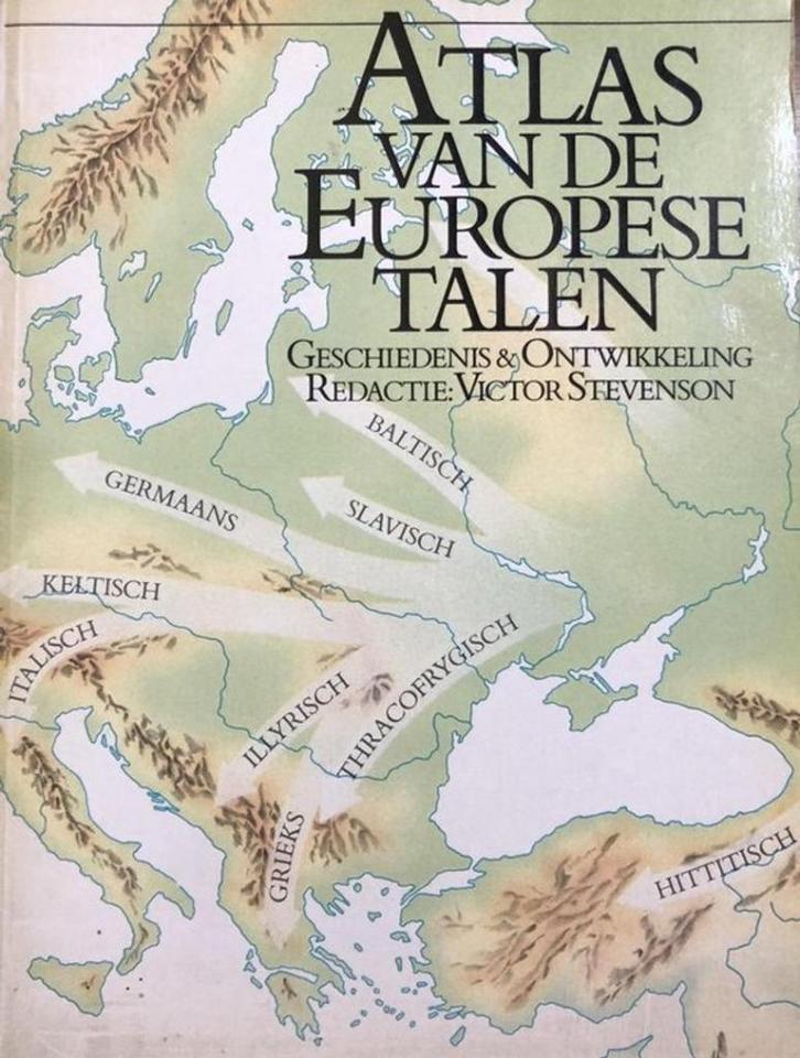 Atlas van de Europese talen. Geschiedenis & Ontwikkeling, Boeken, Studieboeken en Cursussen, Zo goed als nieuw, Niet van toepassing